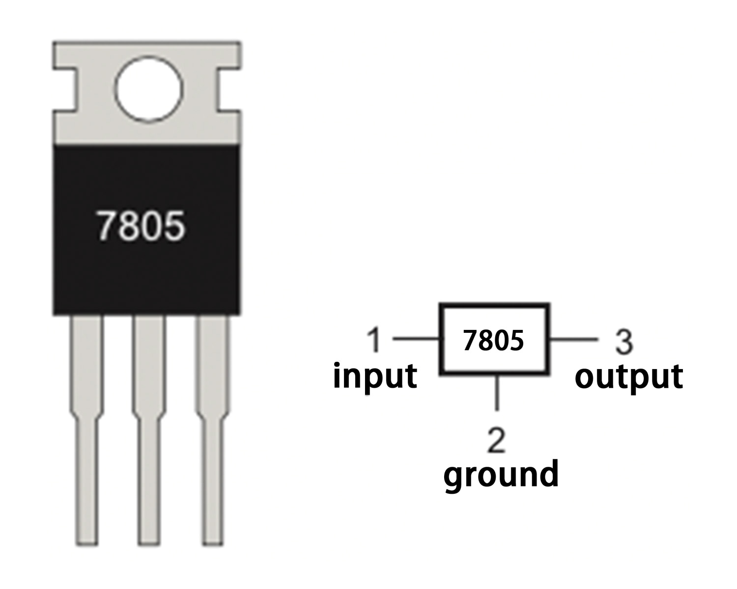 LM7805 Pinout